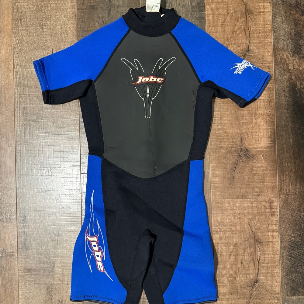 Kids Swim Rashguard - Blue and Black‎